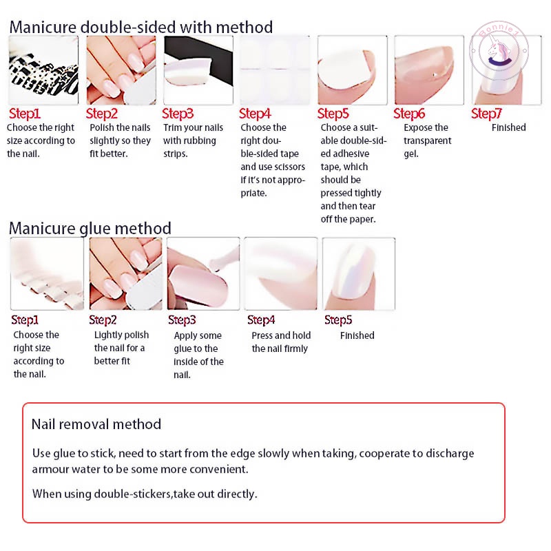 Bộ 24 Móng Tay Giả Ngắn Bằng Acrylic Tự Nhiên Kèm Keo Dán Thiết Kế Đơn Giản Thời Trang