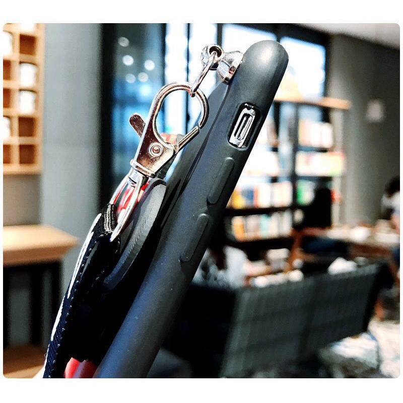 Ốp Điện Thoại Họa Tiết minnie Có Dây Đeo Cho iphone 15 14 13 12 mini 11 pro max xr x xs max 6 6s 7 8 plus 4 4s