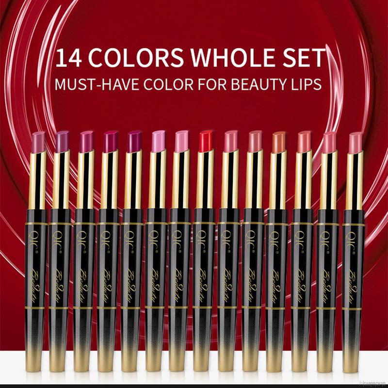 [Hàng mới về] Son Lì Hai Đầu Tích Hợp Bút Kẻ Viền Môi Và Son Môi Tông Lì Mịn Như Nhung Kháng Nước Kéo Dài 24h