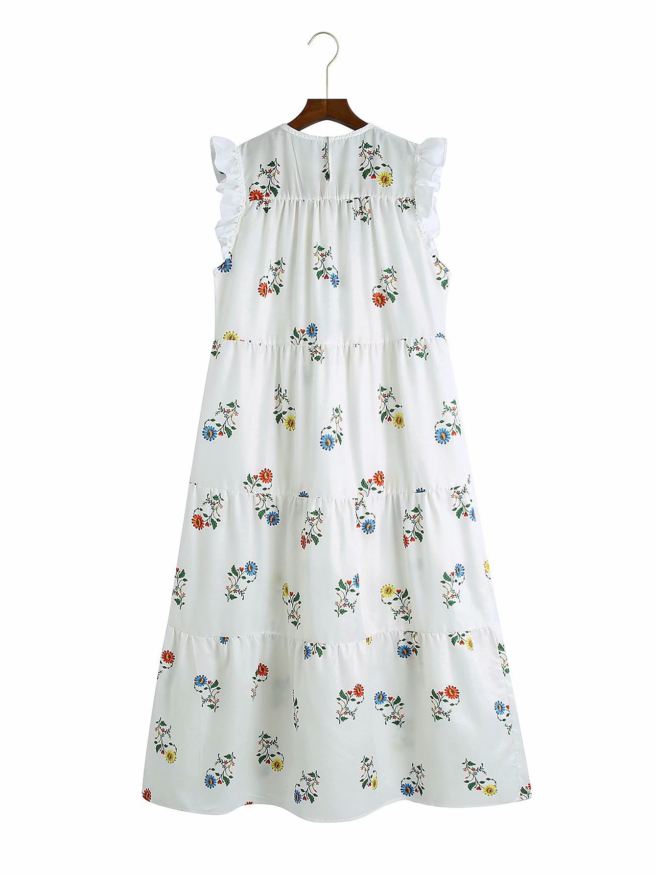 Đầm Trắng Thêu Họa Tiết Phong Cách Châu Âu Thời Trang Xuân Hè 2021 C2377 | BigBuy360 - bigbuy360.vn