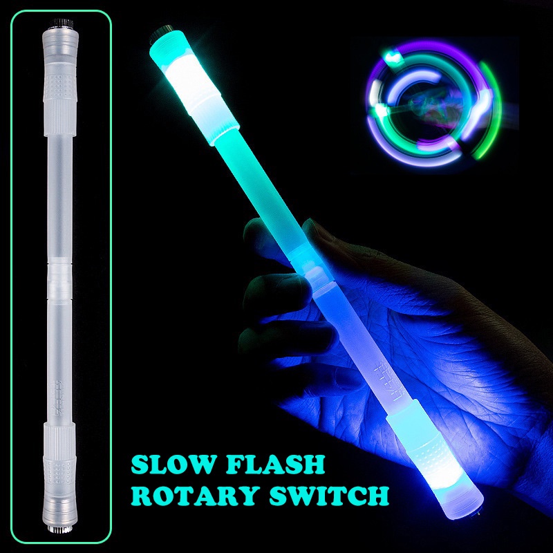 Bút Quay Nghệ Thuật Phát Sáng Mod Có Đèn Led Đổi Màu Cá Tính Với Sao Bơ Viết Mực Xoay đẹp Dễ Thương Pen Spinning