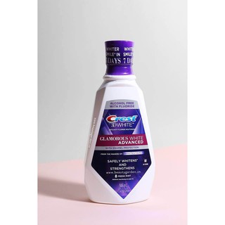 Nước Súc Miệng Crest 3D White Anticavity Fluoride Mouth Wash Glamorous White