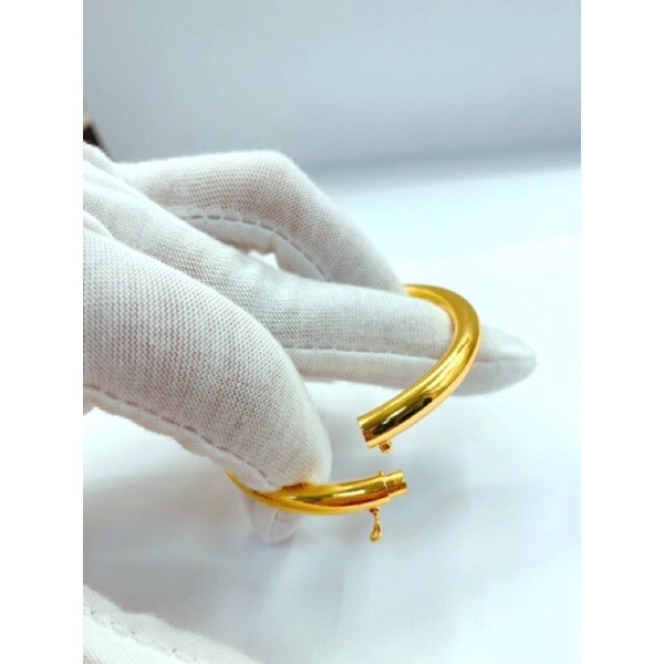 Vòng tay nữ khoá gài mạ vàng 24k lắc tay nữ 𝐊𝐚𝐦𝐢 V224k