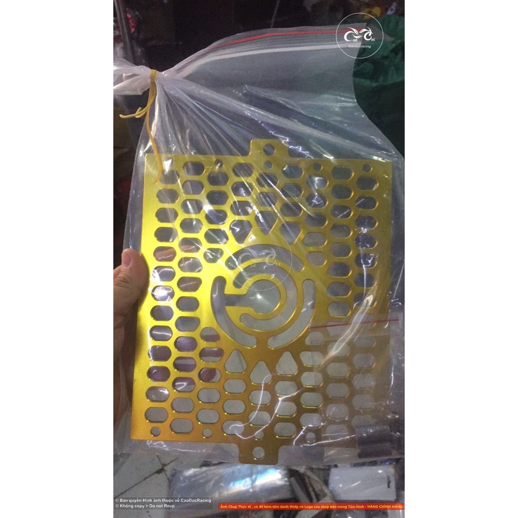 bảo vệ két nước nhôm cnc vario các đời