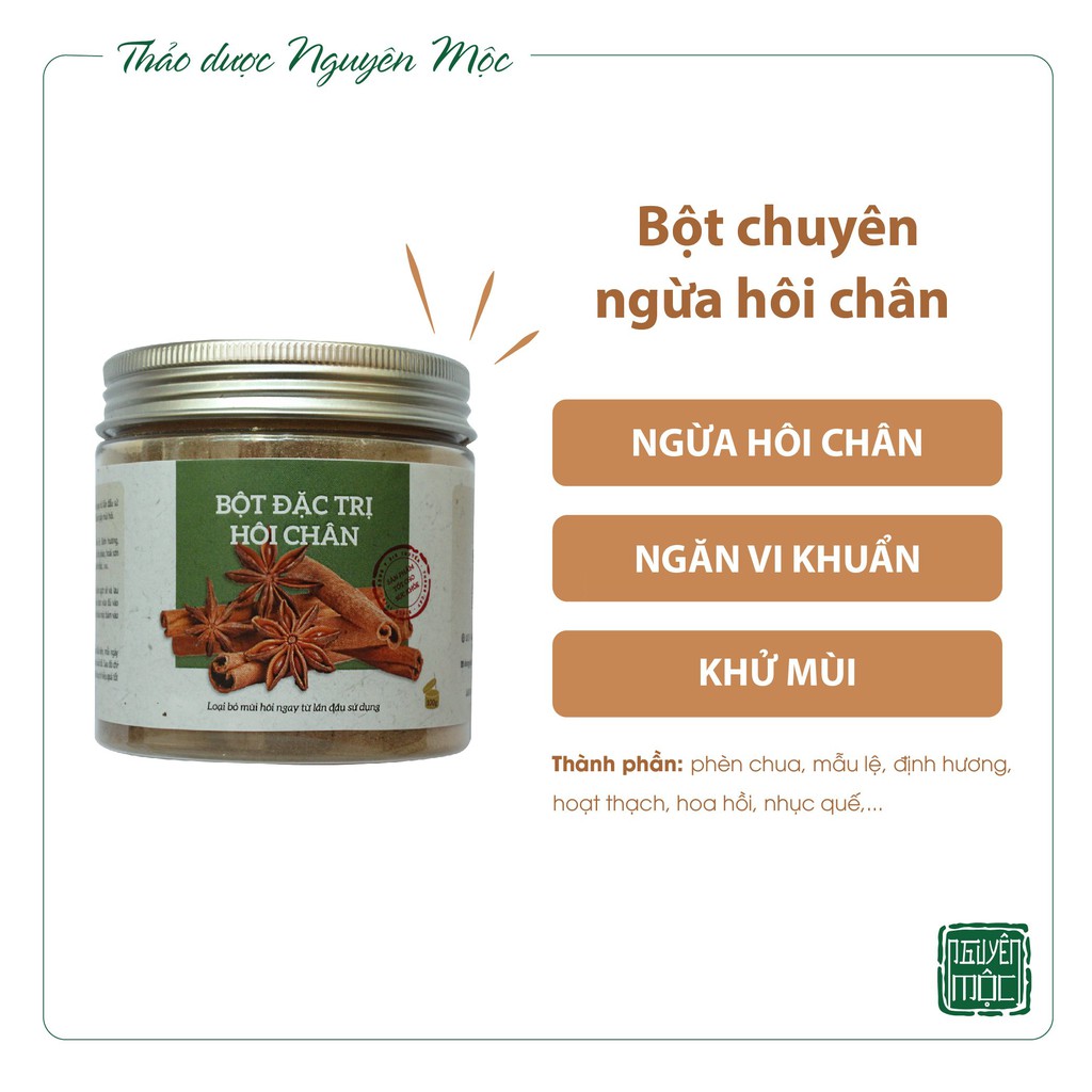 Bột hôi chân thảo dược hỗ trợ dứt điểm hôi chân loại bỏ vi khuẩn gây mùi khó chịu ...