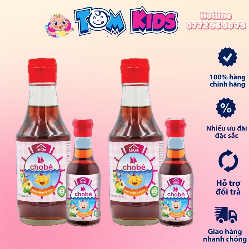 Nước Mắm Lê Gia Cho Bé 200ML date 10/2023