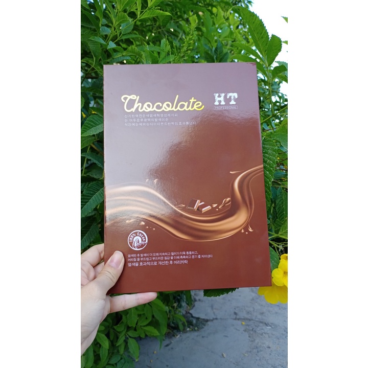 Bảng màu thuốc nhuộm tóc Chocolate Hàn Quốc