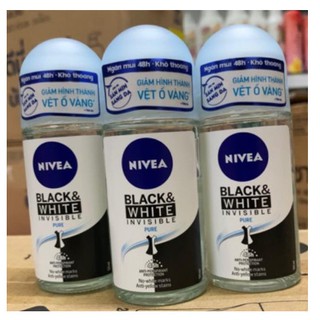 Lăn khử mùi nữ black & white nivea 50ml