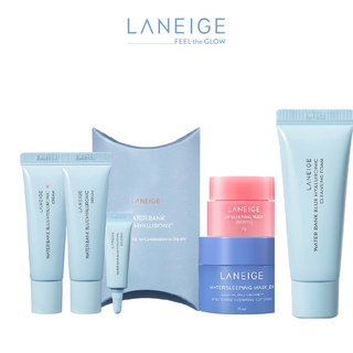 [HB Gift] Bộ Quà Tặng Dưỡng Ẩm Và Làm Sạch Laneige Waterbank Blue HA Kit Dry 