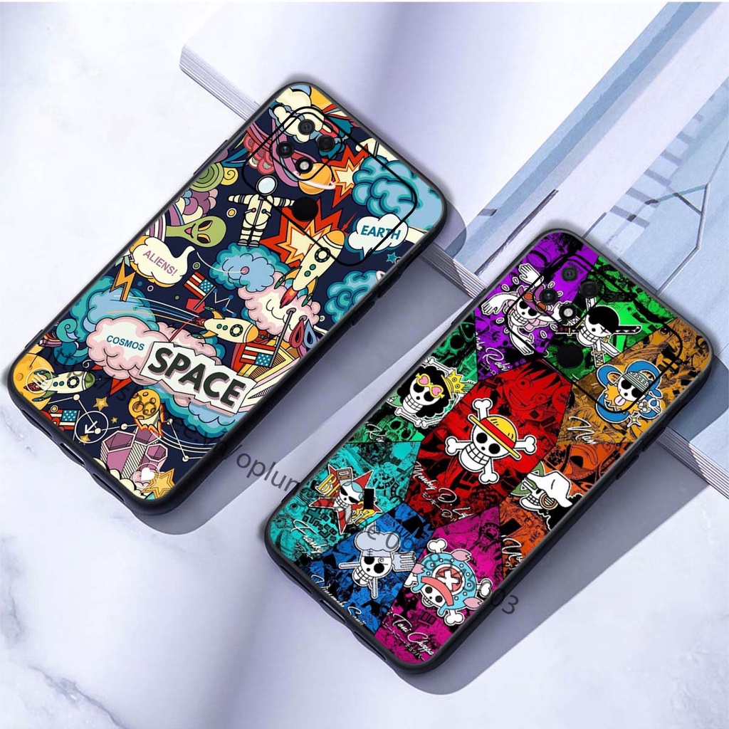 Ốp lưng Xiaomi Poco C40 in hình thương hiệu thời trang đa sắc cá tính.