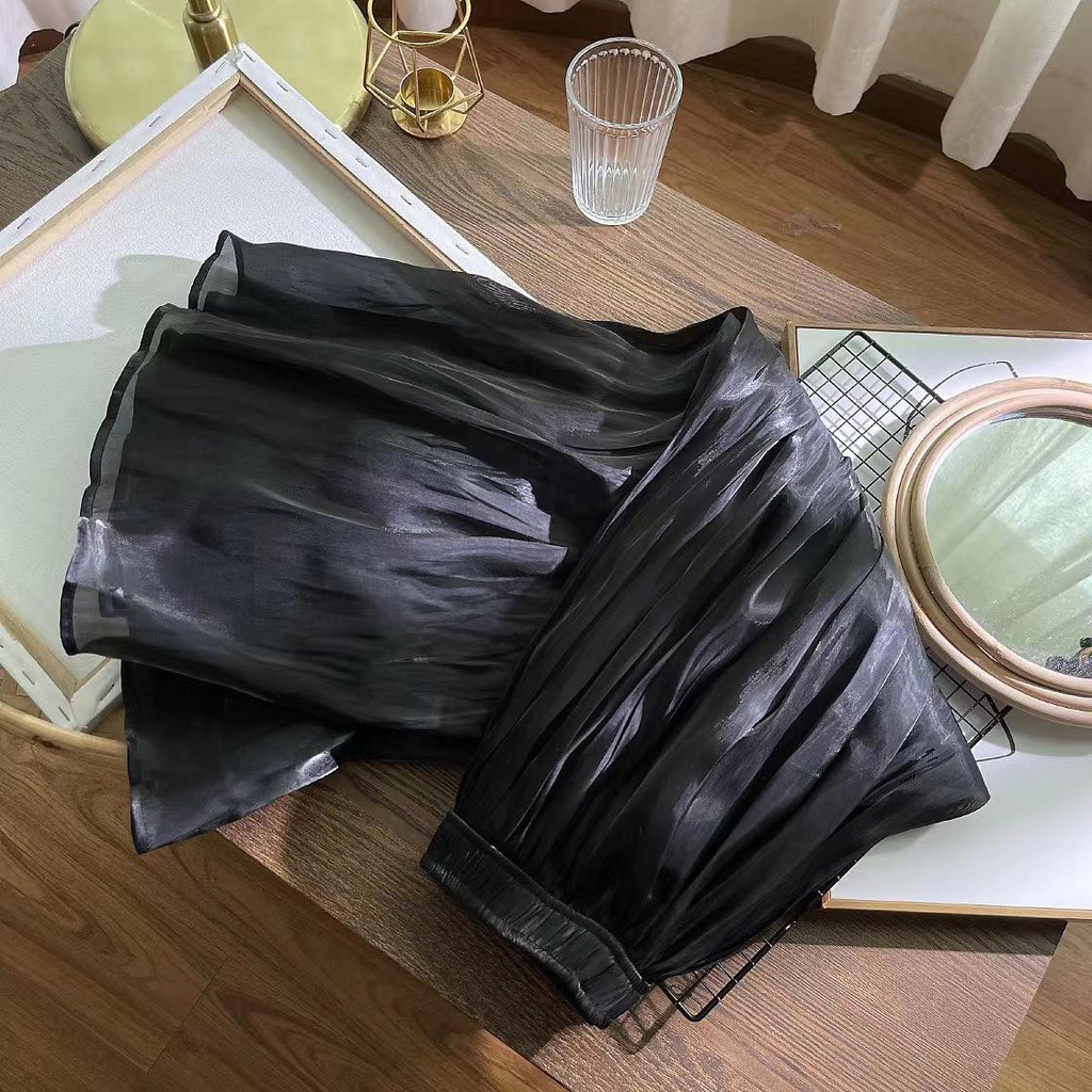 Chân váy dáng dài_Organza
