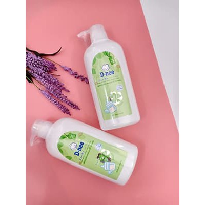 Nước rửa bình sữa và rau quả Dnee dạng chai 620ml/túi 500ml