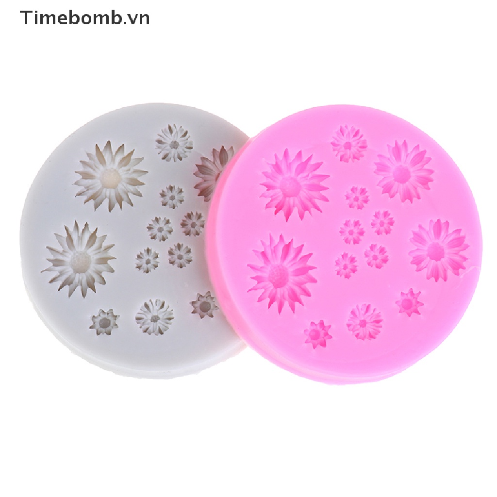 Khuôn Silicone Làm Bánh Hình Hoa Cúc Xinh Xắn