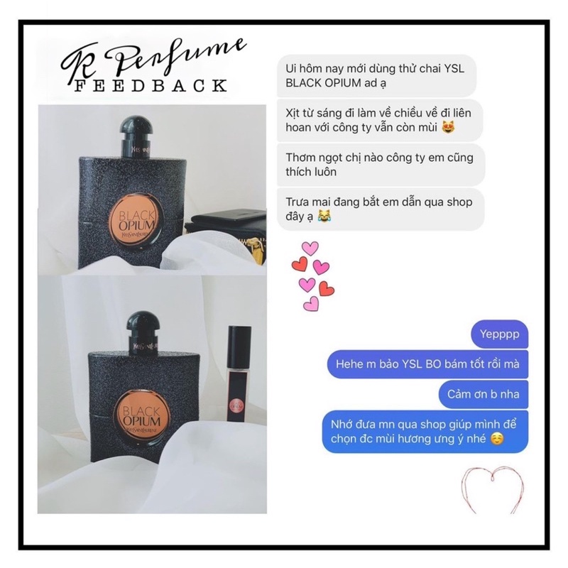 [K Perfume Chính Hãng] Nước Hoa Nữ YSL Black Opium | Thế Giới Skin Care