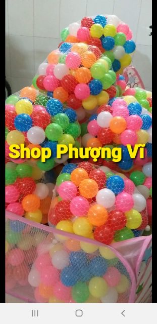 Combo túi 10 quả bóng nhựa 8cm hàng Việt Nam ( hình thật)