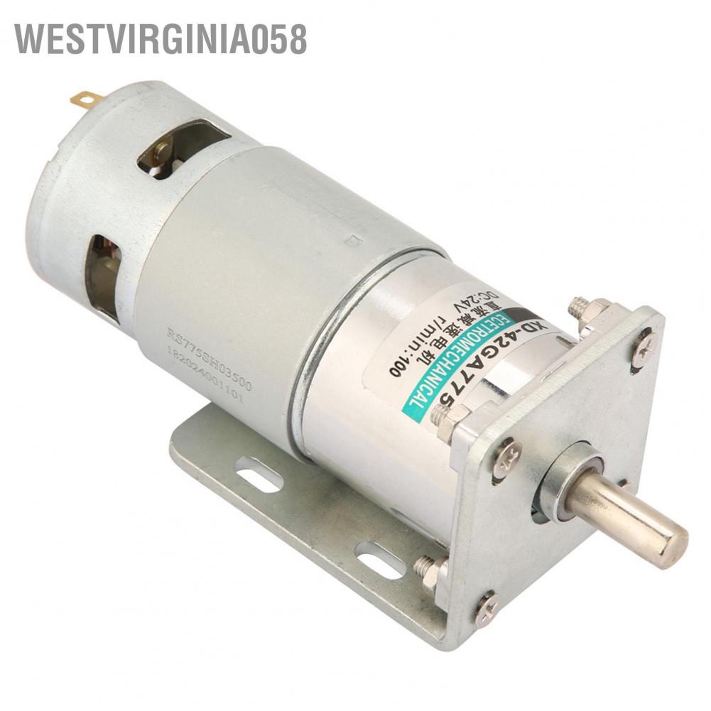 Westvirginia058 Westvirginia058 XD ‑ 42GA775 DC12V / 24V Động cơ bánh răng Micro DC xoắn lớn có thể điều chỉnh tốc độ với giá đỡ