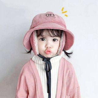 Mũ OFF Nhung Có Bịt Tai Lông Cừu Cho Bé