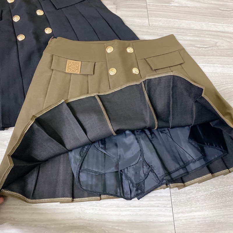 [ Mã WASTRUN4 giảm 10% tối đa 30K đơn 99K] Chân váy dạ xếp ly xòe túi nắp, Chân váy dạ cạp cao CV2013 - NhiNhi Shop | BigBuy360 - bigbuy360.vn