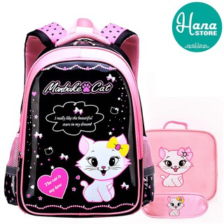 BALO TRẺ EM CHO BÉ GÁI IN HÌNH MÈO CON SIÊU DỄ THƯƠNG BB9004