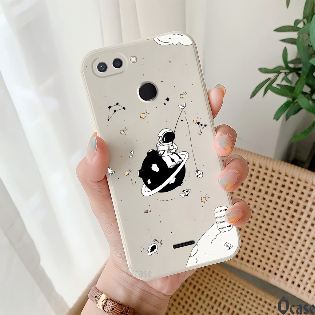 Ốp lưng Xiaomi Redmi 6 cạnh vuông và có bảo vệ camera