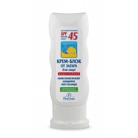 Kem chống nắng Floresan SPF 45 dưỡng da với Vitamin E va D panthenol