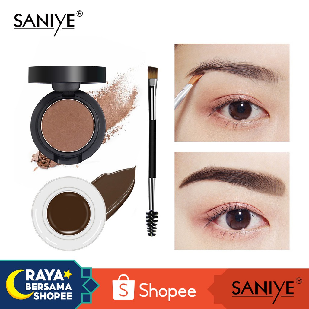 SANIYE (hàng Mới Về) Gel Xăm Lông Mày Hai Lớp 2 Trong 1 Không Thấm Nước Kèm Cọ Trang Điểm Lông Mày M250 | BigBuy360 - bigbuy360.vn