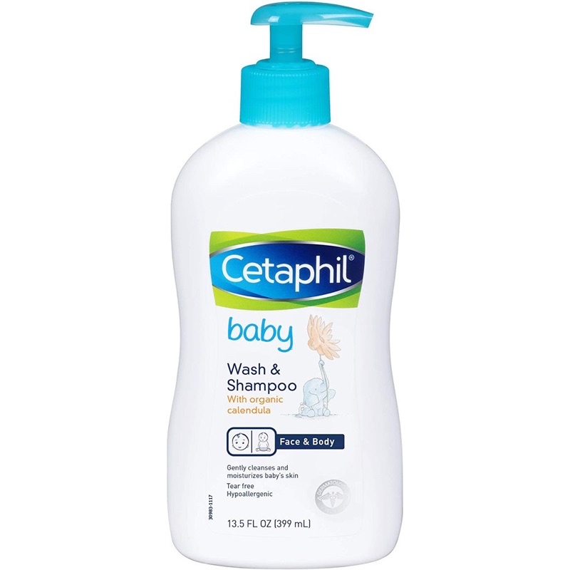 Tắm gội toàn thân cho bé Cetaphil hàng Đức, Sữa Tắm gội cho bé 400ml