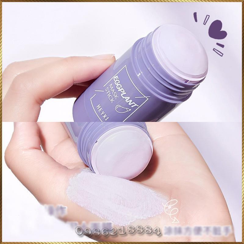 Mặt nạ bùn dạng lăn Heyxi Mask Stick chiết xuất trà xanh và cà tím HMS2