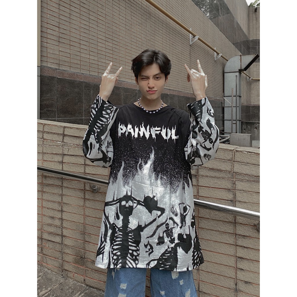 Áo thun Unisex 100% Cotton Bad Habits PAINFUL | BigBuy360 - bigbuy360.vn