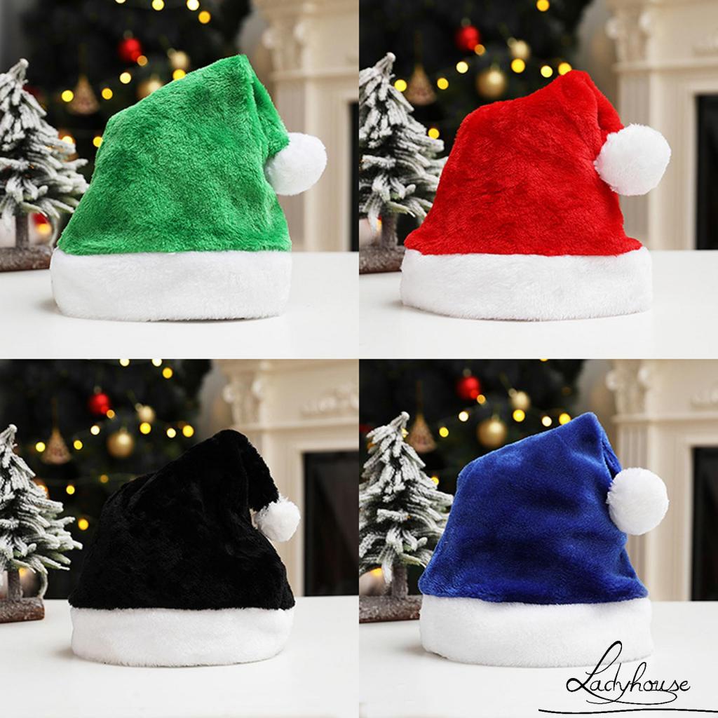 Mũ Ông Già Noel Bằng Vải Bông Dày Dặn Vui Nhộn Cho Người Lớn