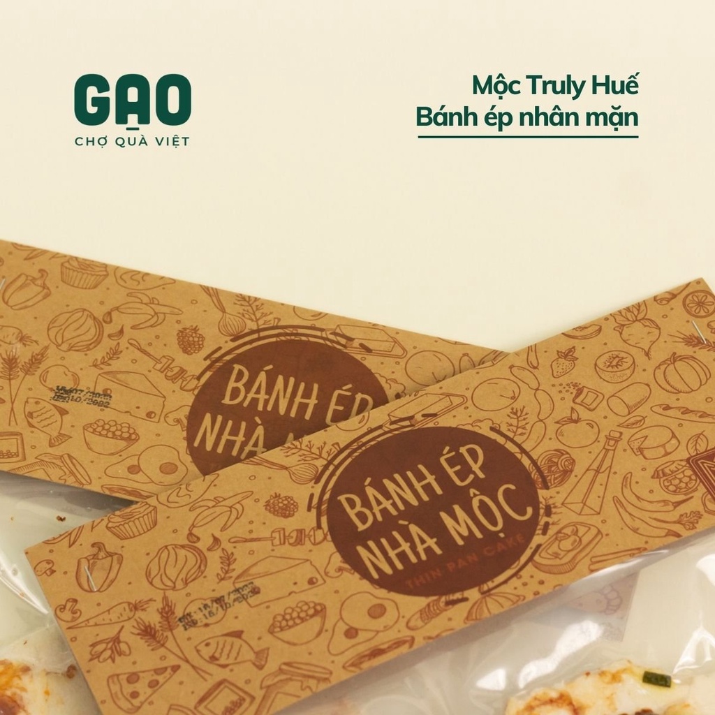 Bánh ép Huế nhân tôm rào