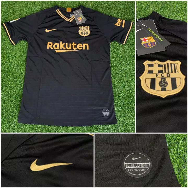 Áo Thun Bóng Đá Jersey Barca 4w4y 2020 / 2021 Hàng Nhập Khẩu Chất Lượng Cao