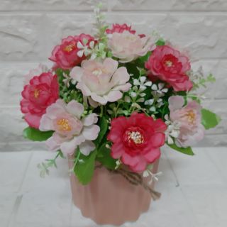 🌿Bình hoa cúc màu hồng