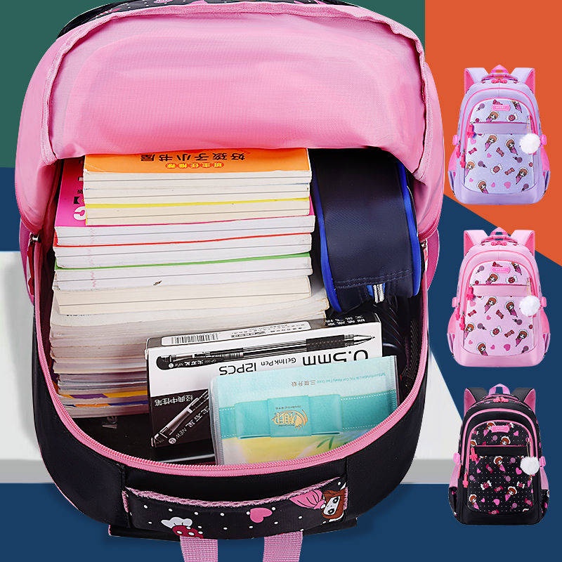 Ba Lô Đi Học Dễ Thương Chống Thấm Nước Cho Bé Gái Lớp 1 2 3 4 5-6 EXE6