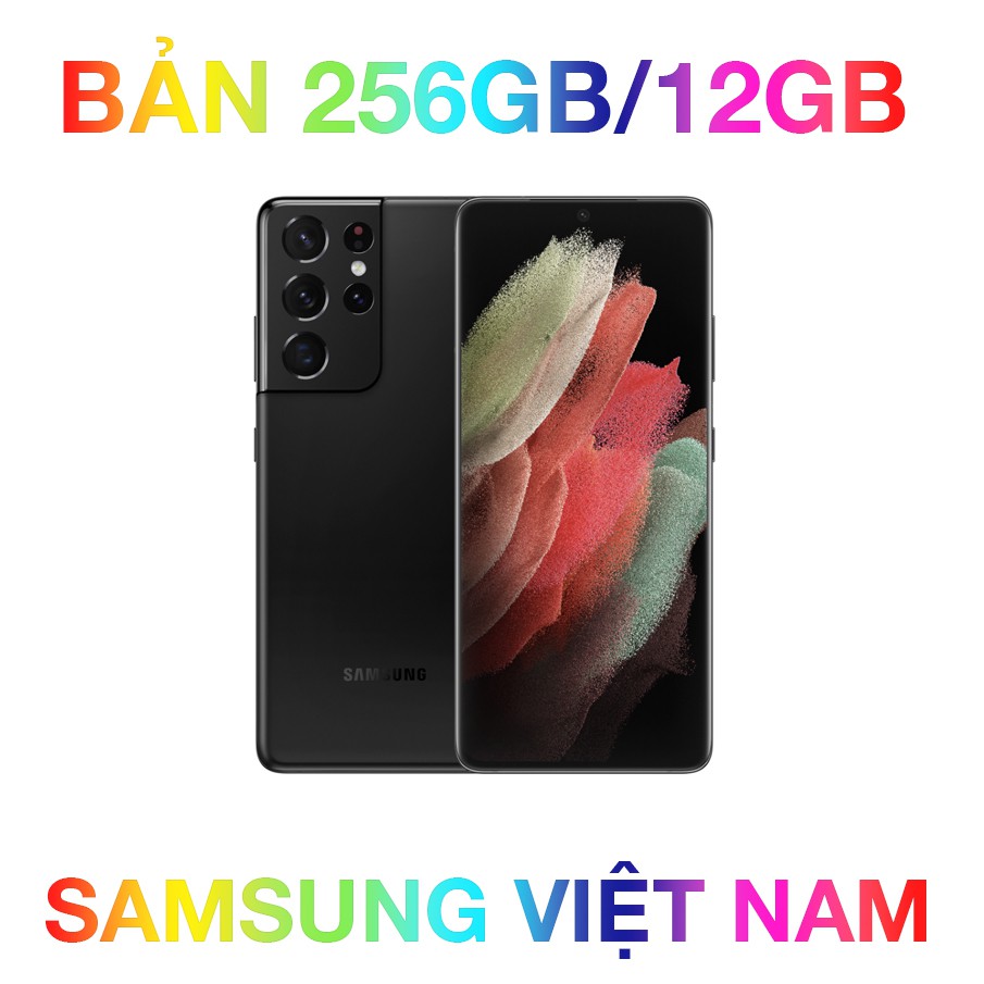 [ 256GB/12GB ] Điện thoại Samsung Galaxy S21 Ultra 5G - Hàng chính hãng ( Kèm bao da Clear view )