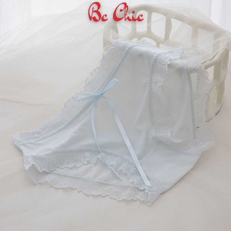 Quần lót nữ, quần lót ren xuyên thấu viền bèo mềm mại đẹp từ chất đến fom Q309 BC_CHIC LINGERIE