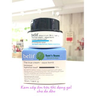 [Bill US] Kem dưỡng ẩm BELIF The True Cream Aqua B.o.m.b 50ml
