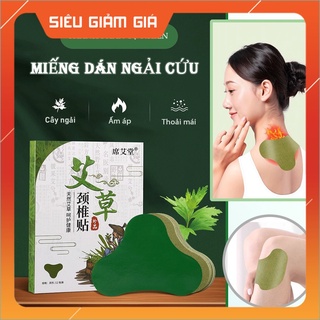 Hộp 12 Miếng dán cổ ngải cứu đông y thảo dược giảm đau cổ vai gáy xương khớp hiệu quả cải thiện sức khỏe__Phutuan2410