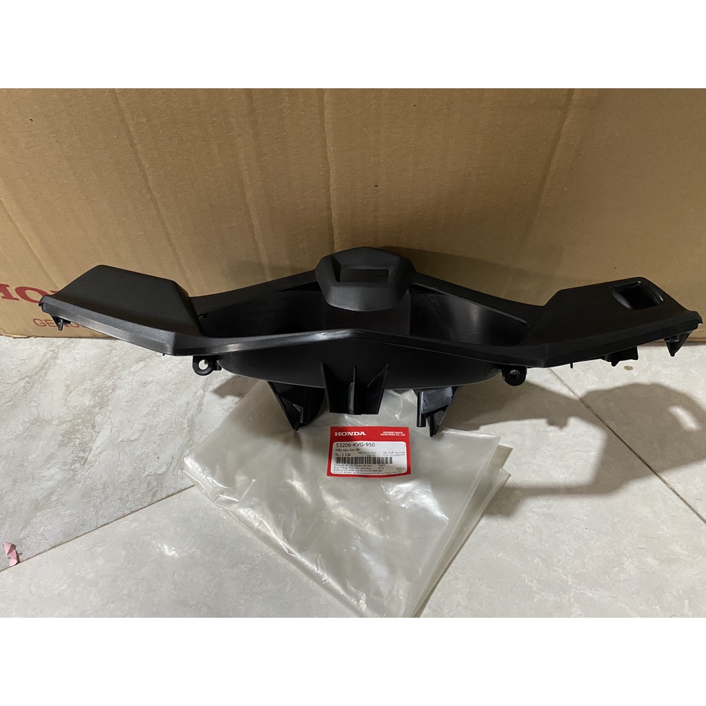 Nắp sau tay lái - Gáy HONDA AIR BLADE 110 năm 2007-2010 màu Đen. 53206KVG950