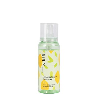 Xịt khoáng toàn thân chanh và gừng ILuily Lemon & Ginger Body Mist 100ml