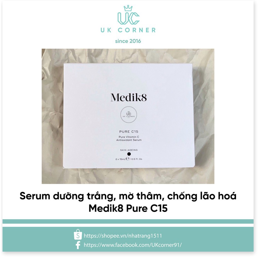 [Mã giảm giá] [Vỏ chai mới] Serum Vitamin C Đổi Đời - trắng da - mờ thâm nhanh nhất - chống lão hóa - da căng bóng - Med