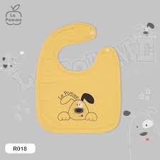 R018 Yếm cổ tròn La Pomme chú chó đốm