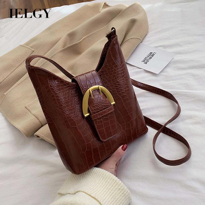 Túi Đeo Chéo Da Pu Thời Trang Hàn Quốc Cho Nữ IELGY