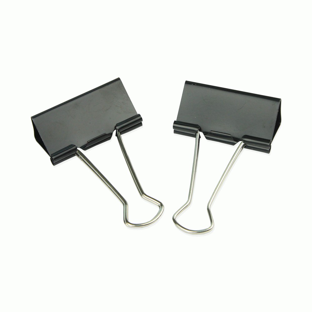 Kẹp giấy đen kim loại 15mm  Hồng Hà Pro-line - MS: 6632