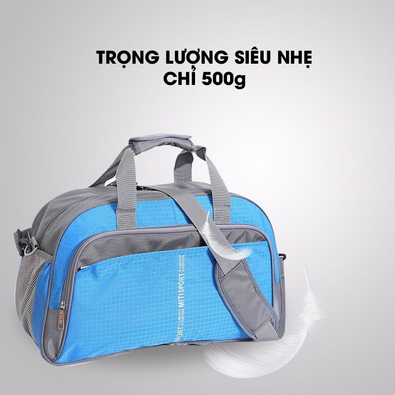 Túi Du Lịch Xách Tay Chất Liệu Cao Cấp Chống Thấm Nước Bề Mặt Tích Hợp 2 in 1 MITI DL22022A