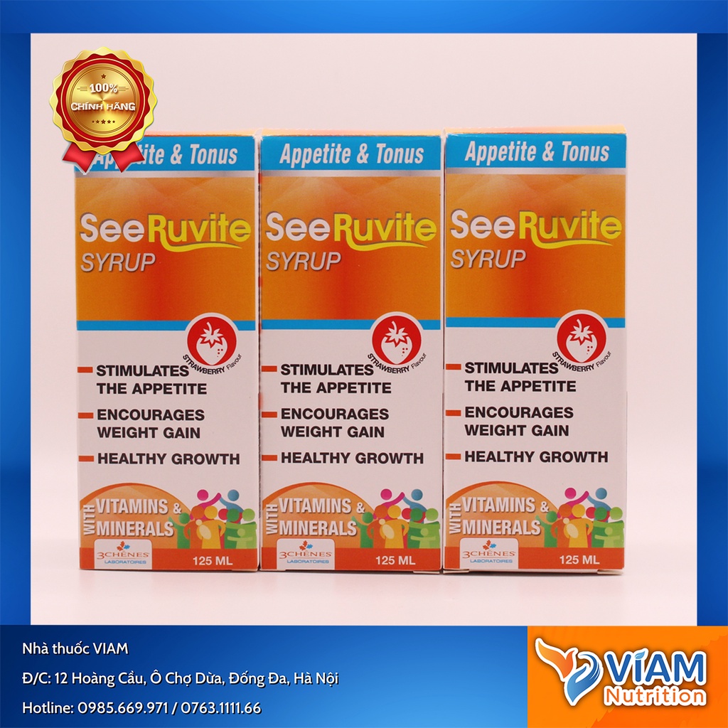 Thực phẩm bảo vệ sức khỏe - SeeRuvite Syrub 125ml