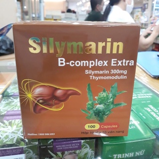 Viên uống bổ gan silymarin b-complex extra - hộp 100v