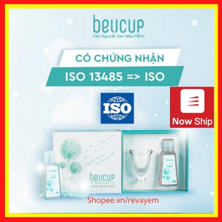 Cốc nguyệt san beucup silicol y tế wacker đức siêu mềm đạt chuẩn fda hoa kỳ