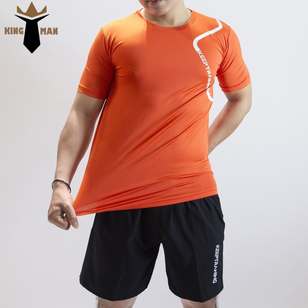 [FREESHIP] Bộ thể thao nam tập gym, quần áo tập thể thao nam Keep Training Kingman | BigBuy360 - bigbuy360.vn