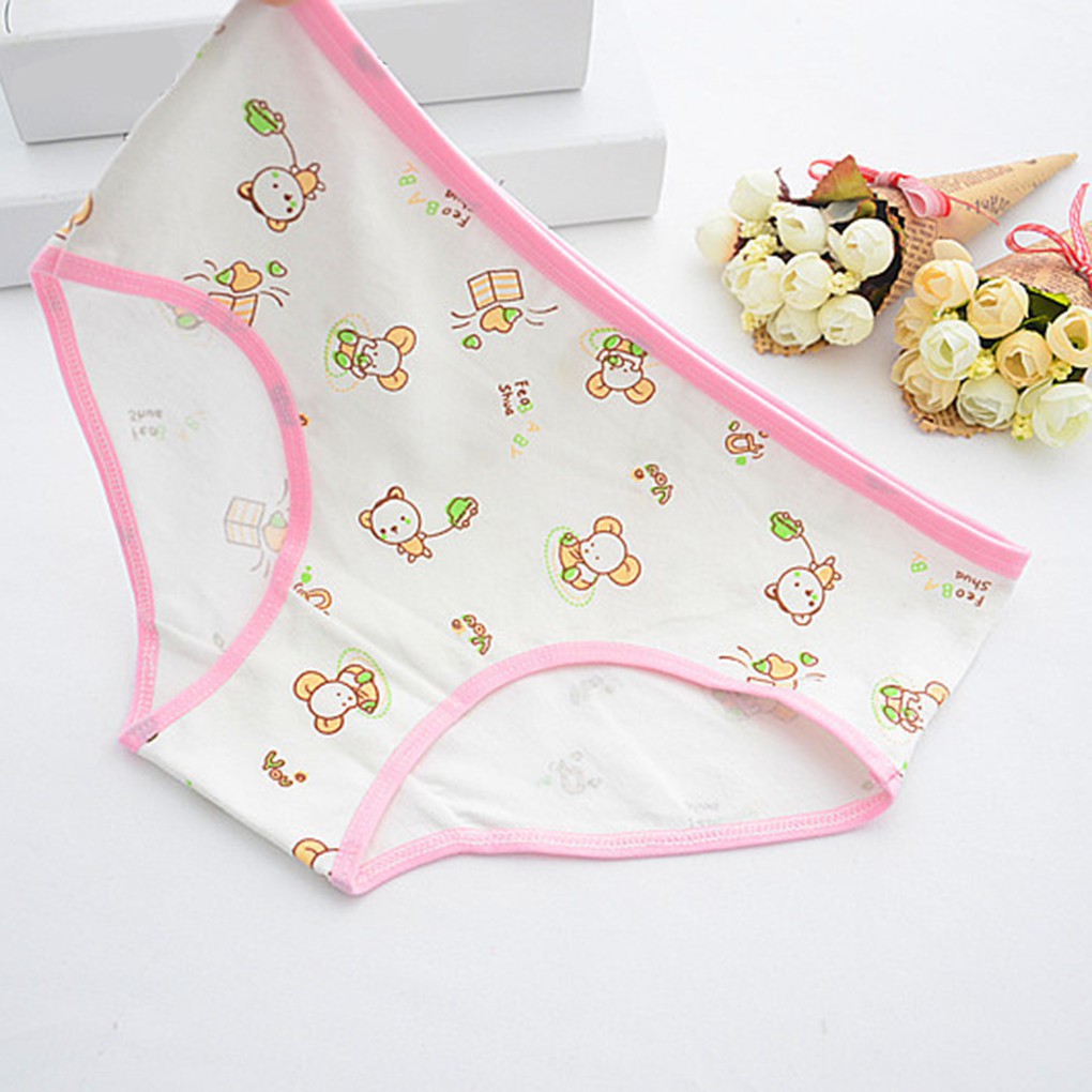Quần lót cotton nữ in hoạt hình